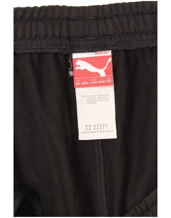 Puma Pantalones de chándal para hombre 2XL Negro Poliéster
