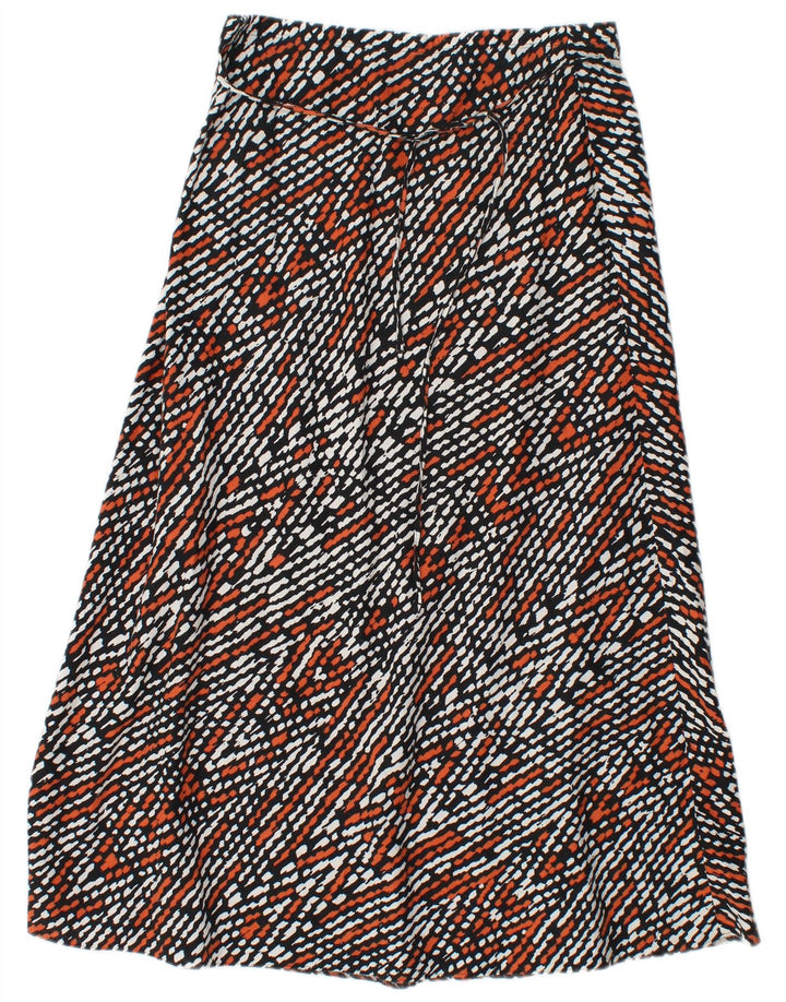 MARKS & SPENCER Falda acampanada para mujer UK 12 Medium W30 Chevron multicolor