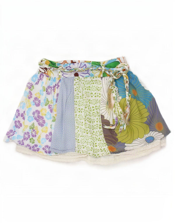 Minifalda Desigual para mujer EU 34 XS W26 Multicolor Floral