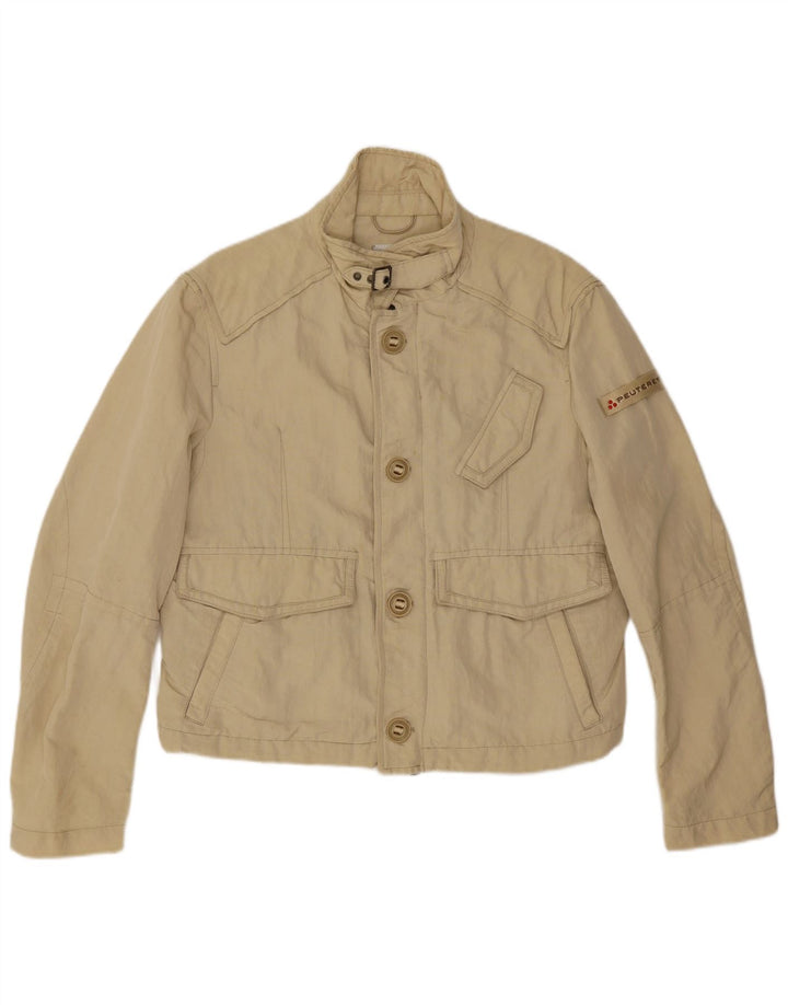 PEUTEREY Chaqueta bomber corta para mujer IT 54 3XL Poliamida beige