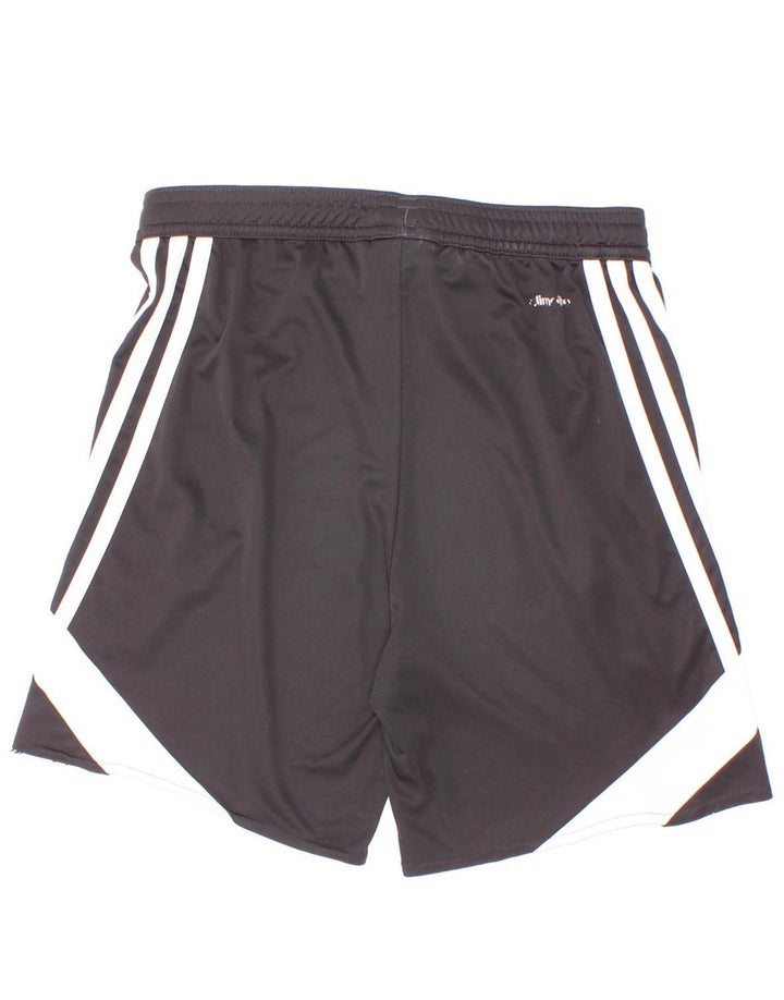 Adidas Pantalones cortos deportivos para niños 9-10 años Mediano Negro Colorblock Poliéster
