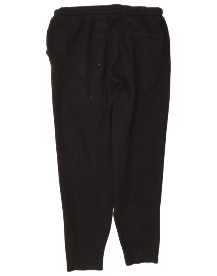 Zara Hombre Pantalones De Chándal Joggers Large Viscosa Negro