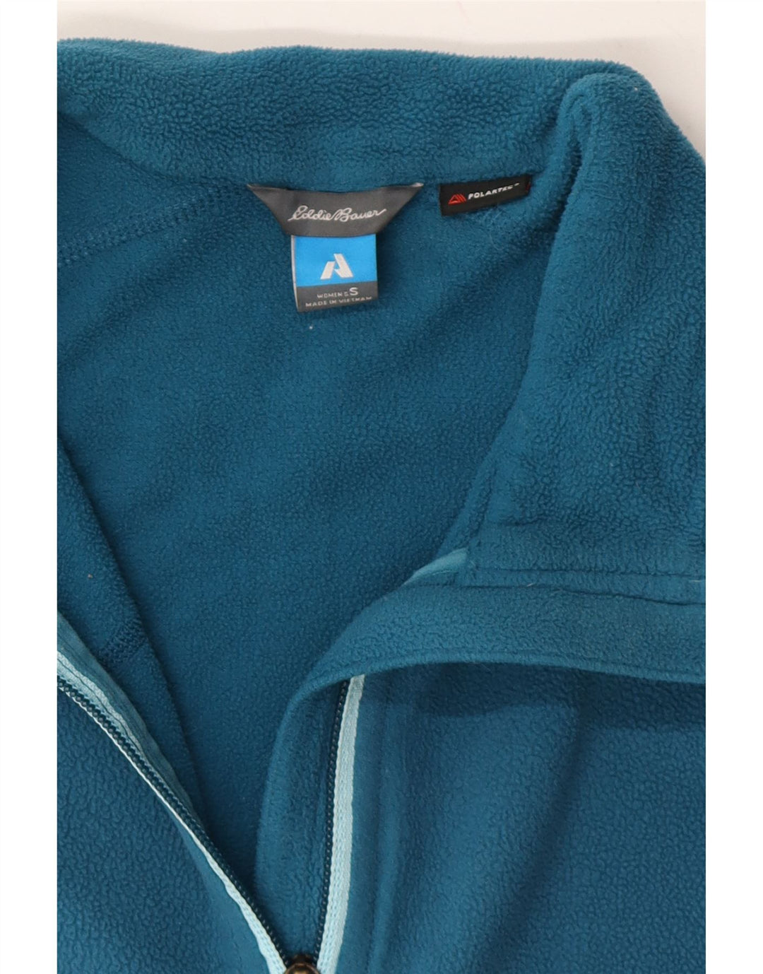 EDDIE BAUER Womens Fleece Jacket UK 10 Small Blue Polyester Vintage Eddie Bauer and Second-Hand Eddie Bauer from Messina Hembry 