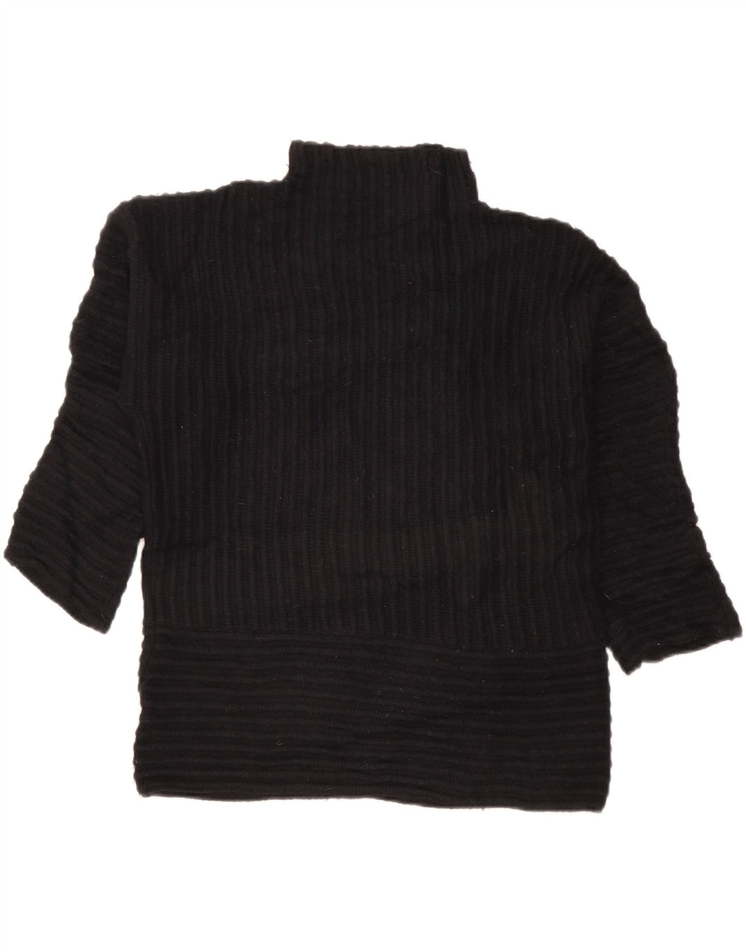 DKNY Suéter extragrande con cuello de tortuga para mujer UK 10 Small Black