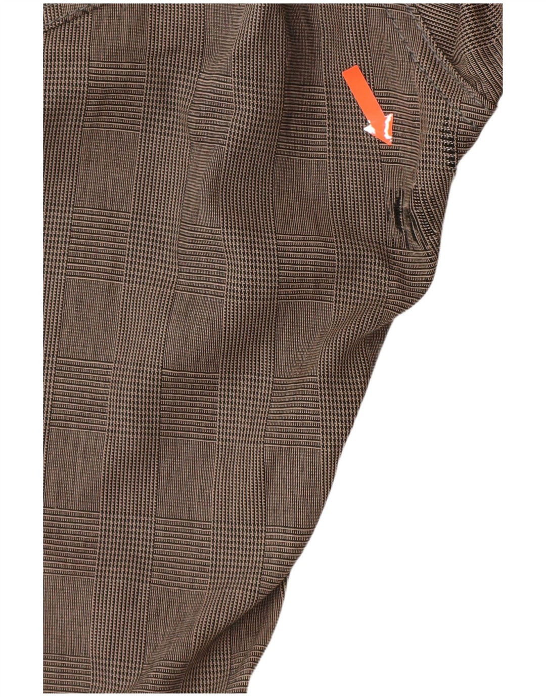 MURPHY & NYE Pantalones casuales rectos para hombre W33 L30 gris pata de gallo