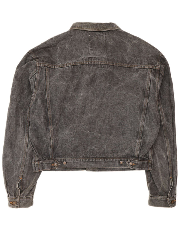 Tavarner Chaqueta vaquera para mujer UK 44 Algodón gris medio