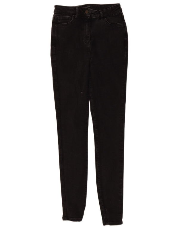 M&Co Vaqueros pitillo para mujer UK 10 Small W26 L28 Algodón negro