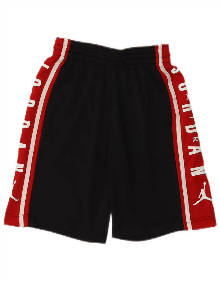 Jordan Shorts deportivos gráficos para niños 10-11 años Mediano Negro Colorblock