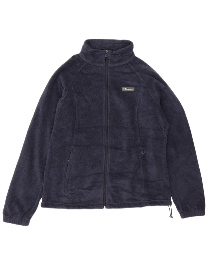 Columbia Chaqueta polar para mujer UK 46 Grande Poliéster azul marino