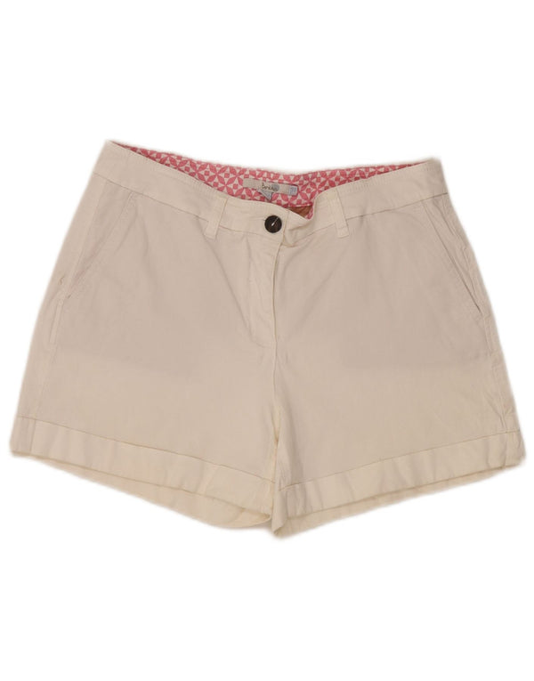 Pantalones cortos chinos Boden para mujer UK 12 Medium W30 Algodón blanco