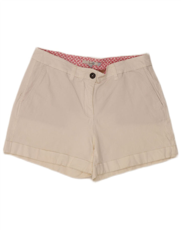 Pantalones cortos chinos Boden para mujer UK 12 Medium W30 Algodón blanco