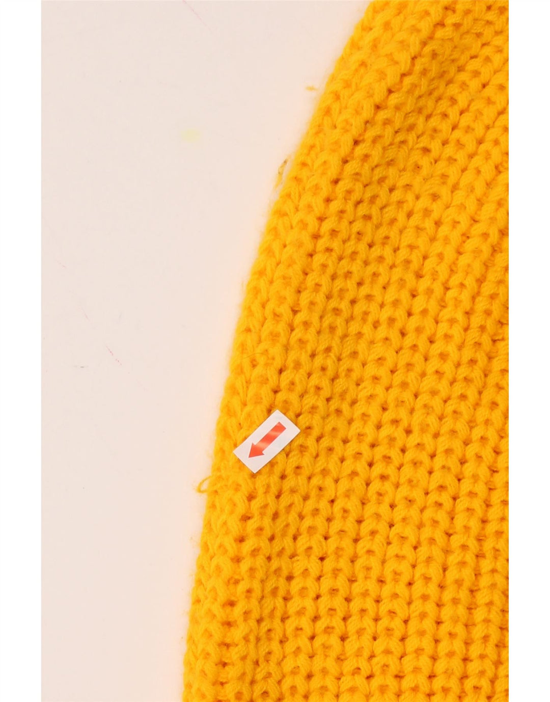 VINTAGE Mens V-Neck Jumper Sweater Large Yellow Vintage Vintage and Second-Hand Vintage from Messina Hembry 