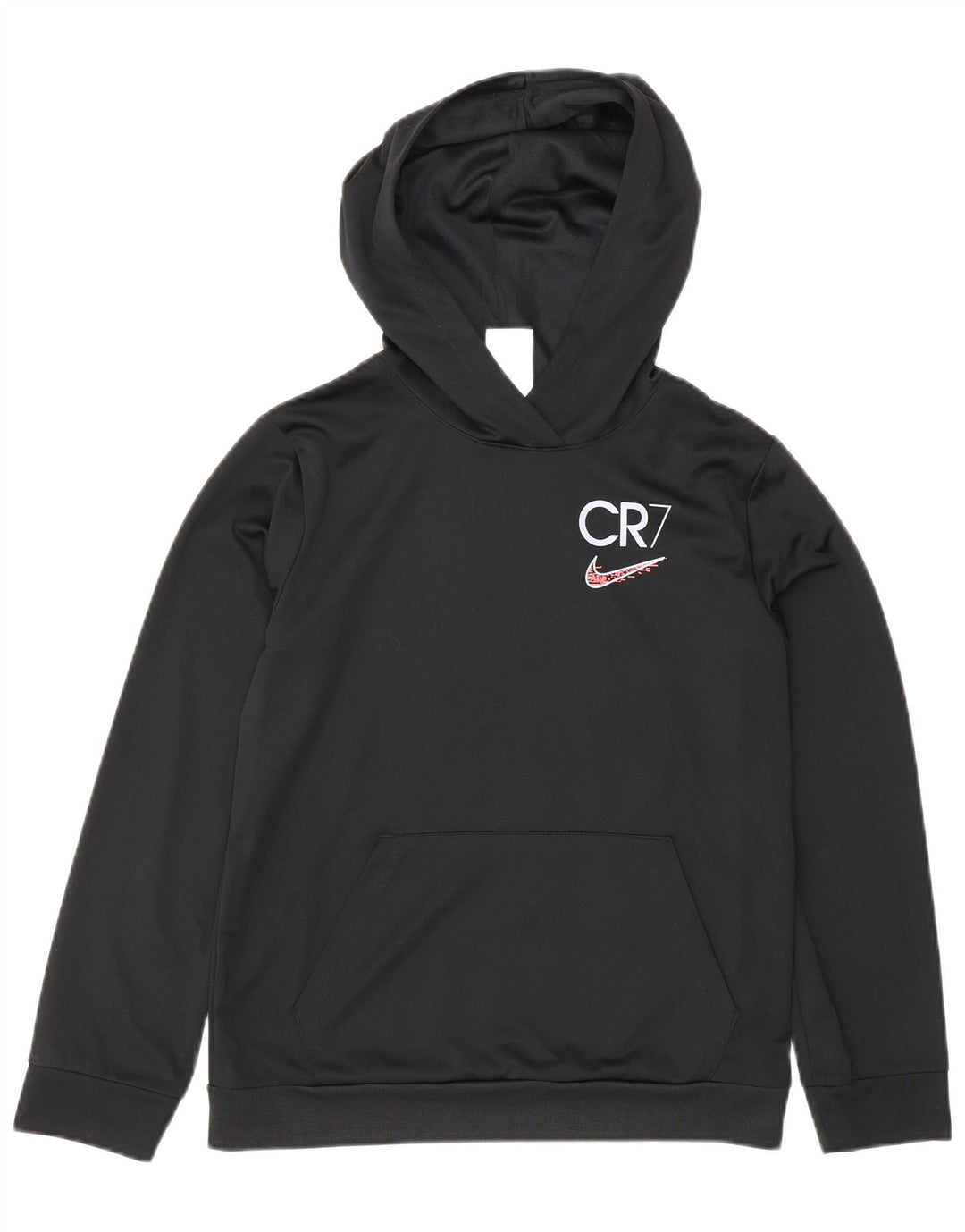 Nike Cristiano Ronaldo - Sudadera con capucha para niño, talla mediana, color negro, 10-11 años