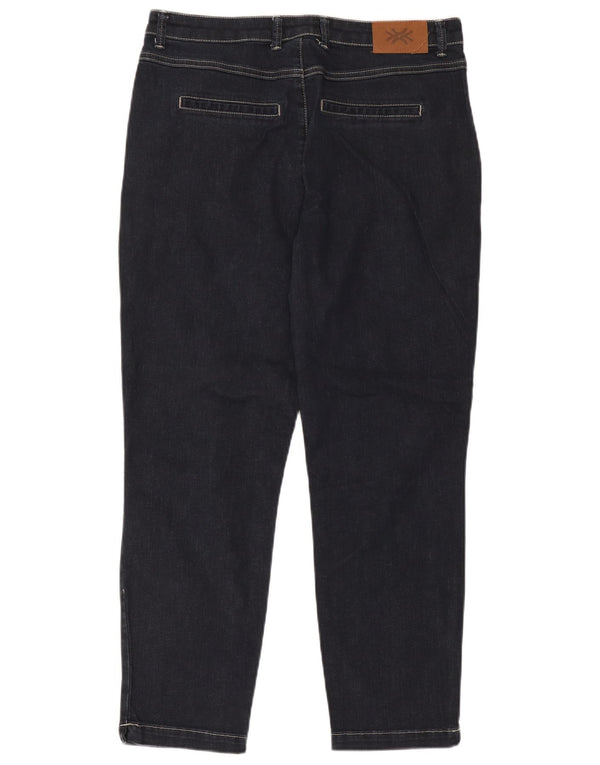 Benetton Vaqueros Cónicos Scarlett-Chino W34 L27 Azul Marino