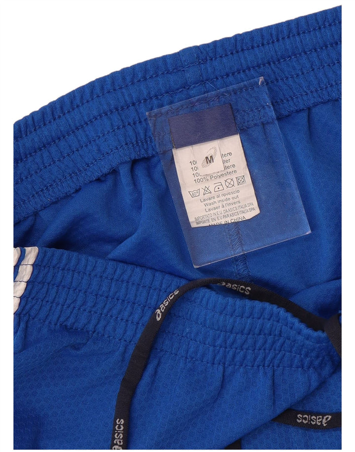 ASICS Pantalones cortos deportivos para hombre poliéster azul medio