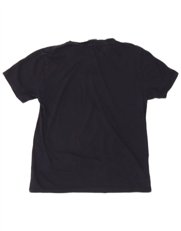 CHAMPION Camiseta para hombre Top Grande Azul Marino Algodón