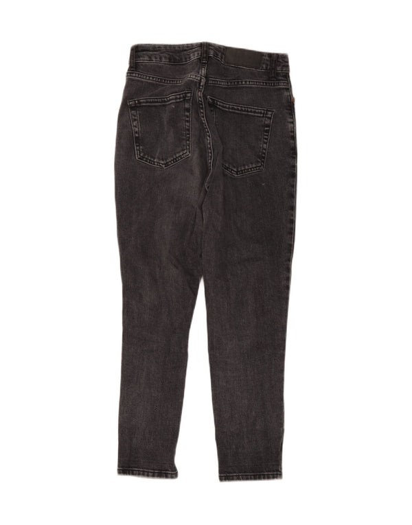 Vaqueros ajustados Mom para mujer de Topshop W26 L25 de algodón gris