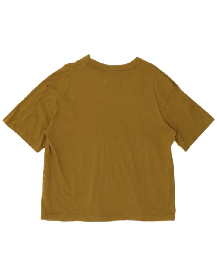 Nike Camiseta gráfica para hombre Top de algodón caqui mediano