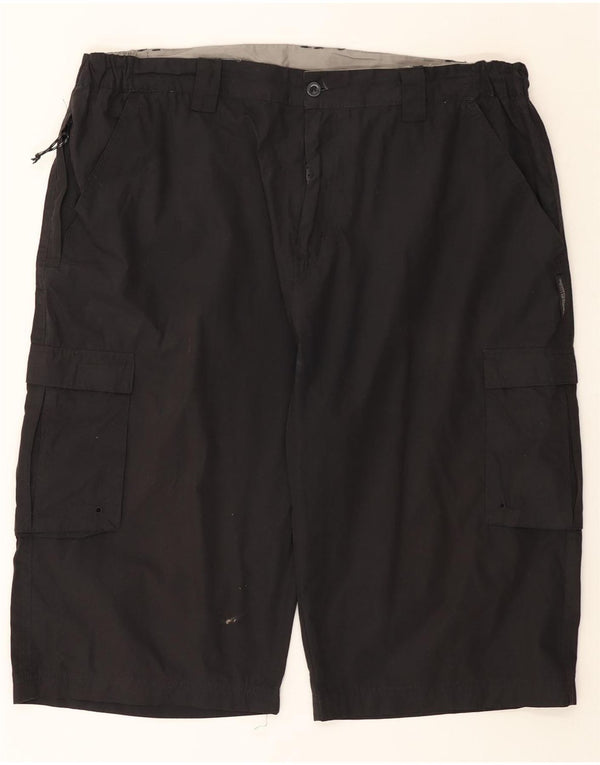Pantalones cortos cargo para hombre Mountain Warehouse W40 XL Poliéster negro