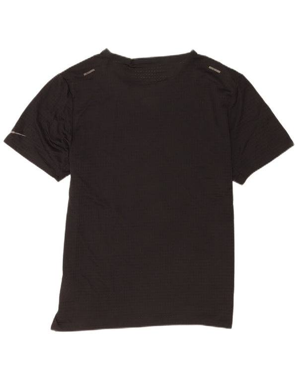Nike Dri Fit - Camiseta con estampado abstracto para mujer, talla 40, color negro
