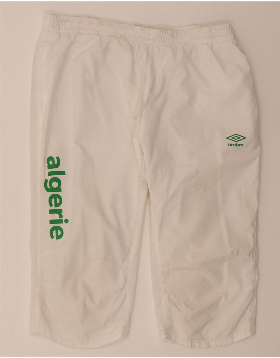 Umbro Bermudas gráficas para hombre Pantalones cortos deportivos 2XL Poliéster blanco