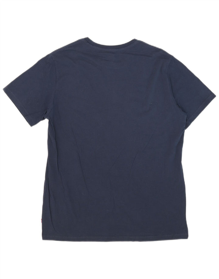 Levi's - Camiseta gráfica para hombre, talla grande, azul marino