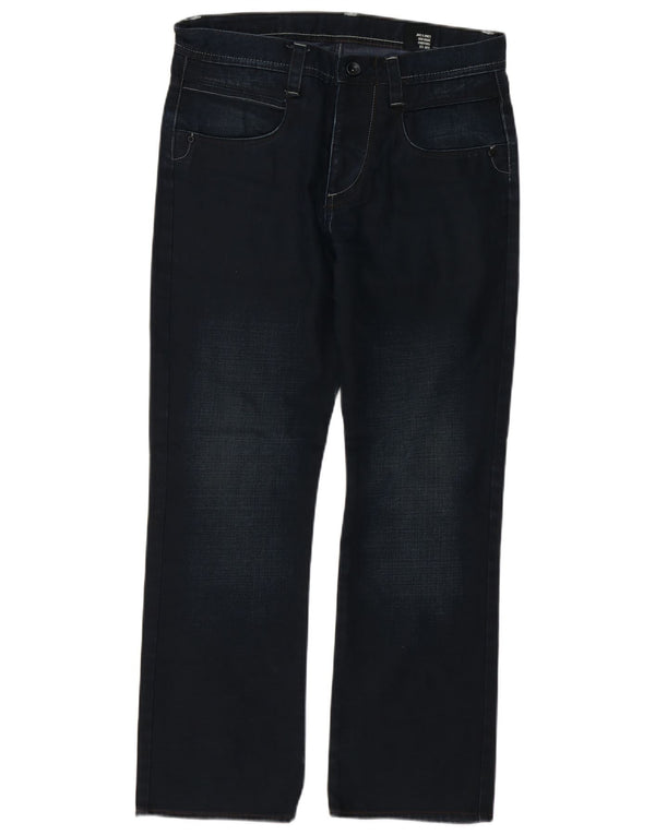 JACK & JONES Vaqueros rectos para hombre W34 L30 Azul marino