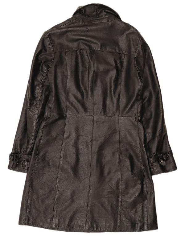 Conbipel Abrigo de cuero para mujer IT 46 Large Black