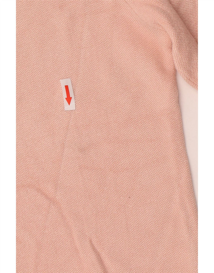 Zara Mujer Crop Cardigan Top UK 42 Medio Rosa