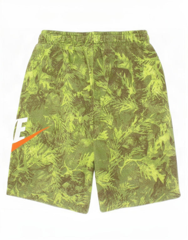 Nike Pantalones cortos deportivos gráficos para niños 13-14 años XL Algodón de camuflaje verde