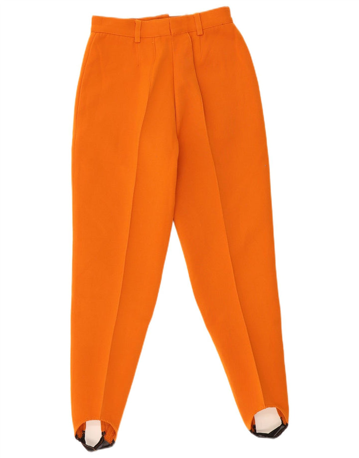 Belfe & Belfe Pantalones casuales con estribo para mujer IT 42 Medium W26 L28 Naranja