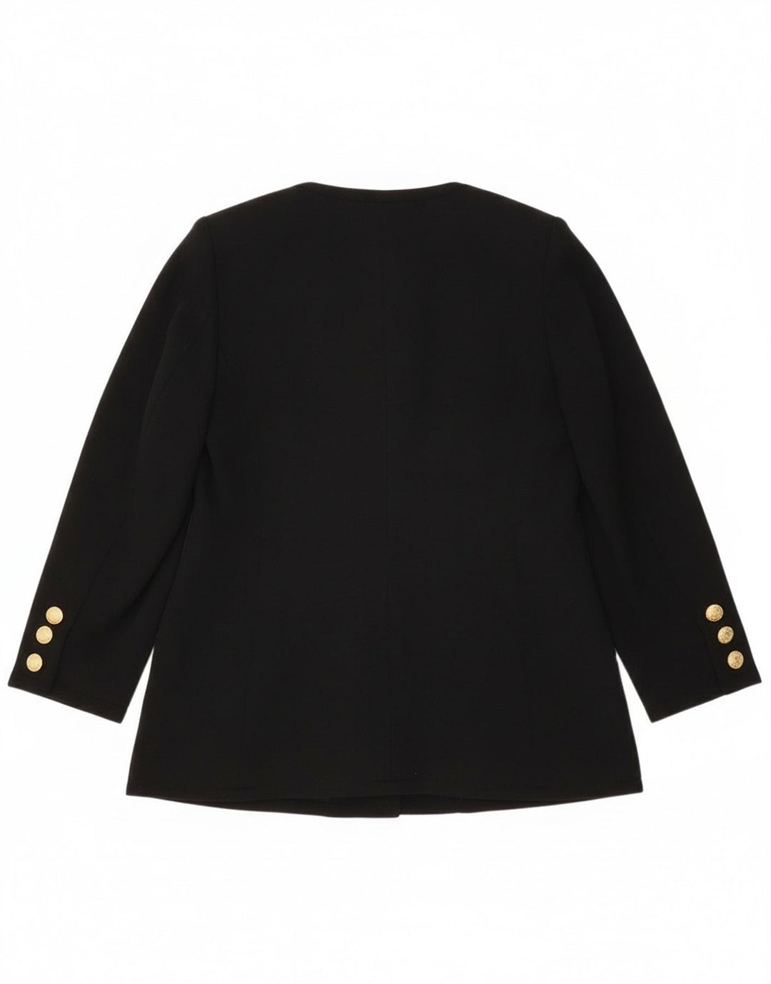 Luisa Spagnoli Chaqueta tipo blazer de 5 botones para mujer UK 40 Medium Black