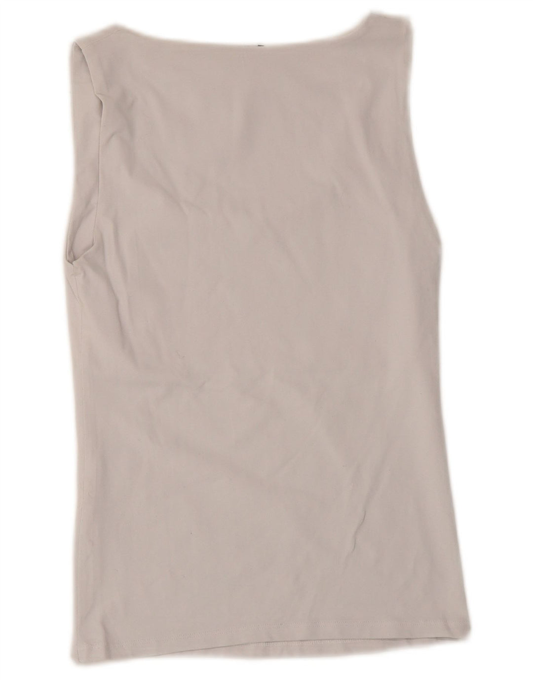 Zara Mujer Chaleco Top UK 8 Small Blanco Poliamida