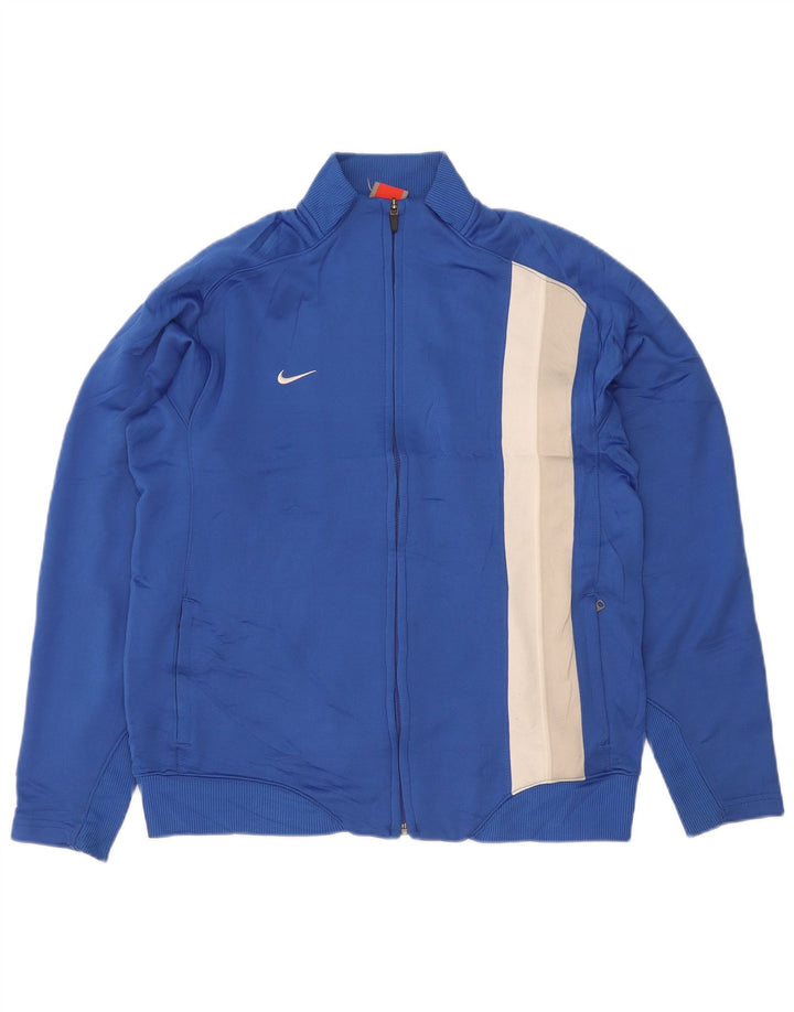 Nike - Chaqueta de chándal para mujer, talla 40, XL, color azul, poliéster