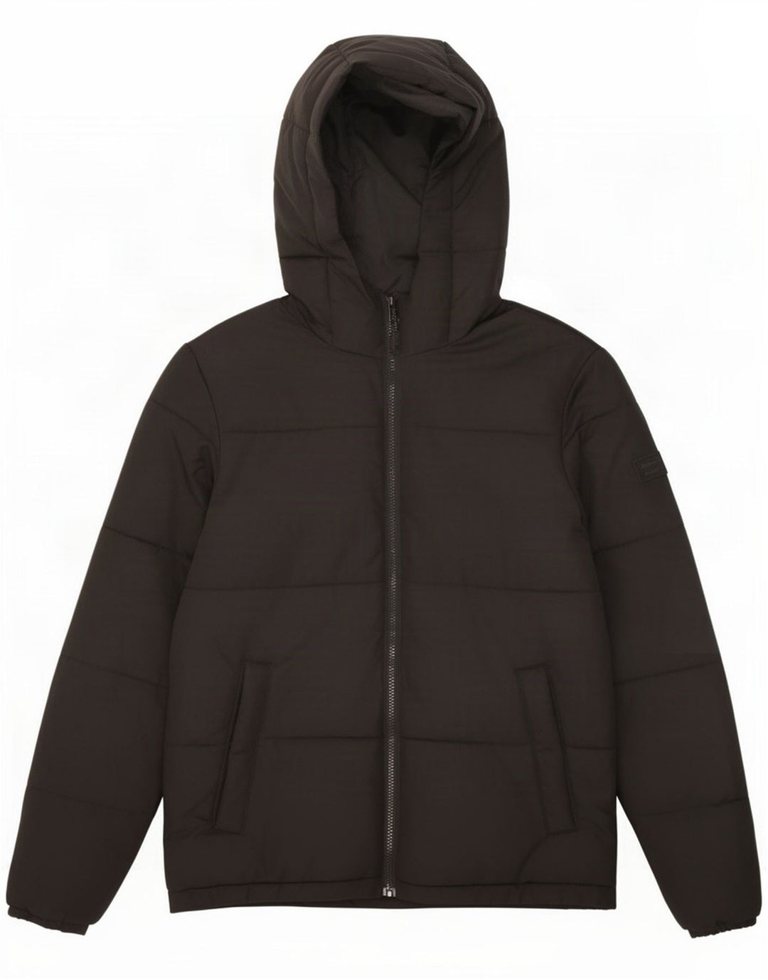 Jack & Jones Chaqueta acolchada con capucha para hombre UK 36 Small Black