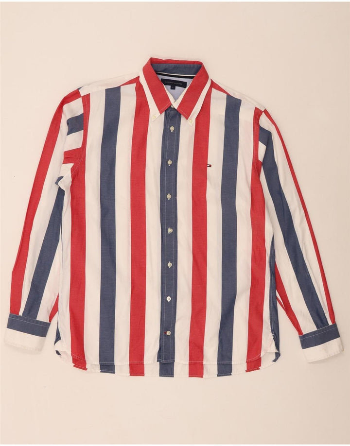 Camisa Tommy Hilfiger Hombre Grande Rayas Multicolor