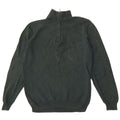 Massimo Dutti Hombre Jersey Con Cremallera En El Cuello Algodón Verde Medio