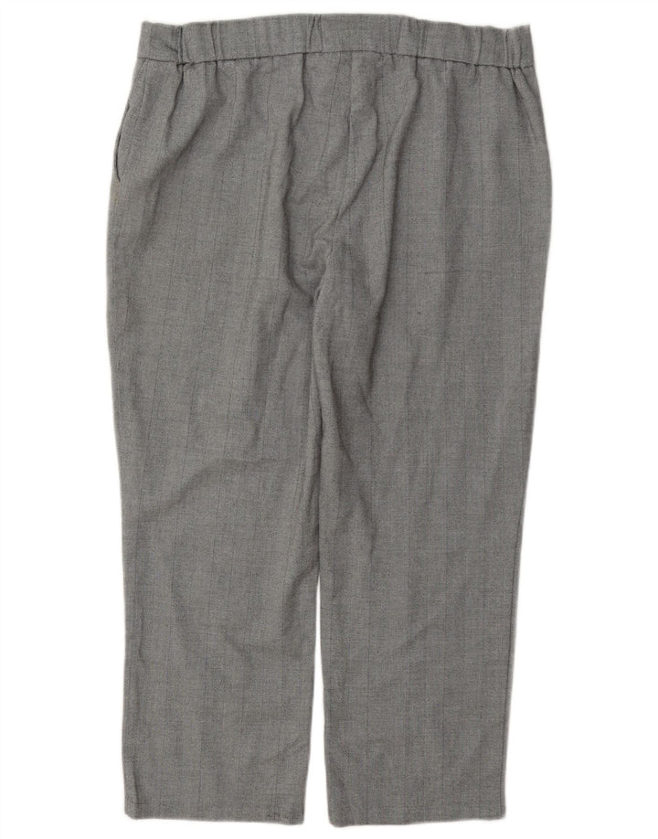 Marks & Spencer Pantalones cortos para mujer UK 40 Large W34 L24 Poliéster gris