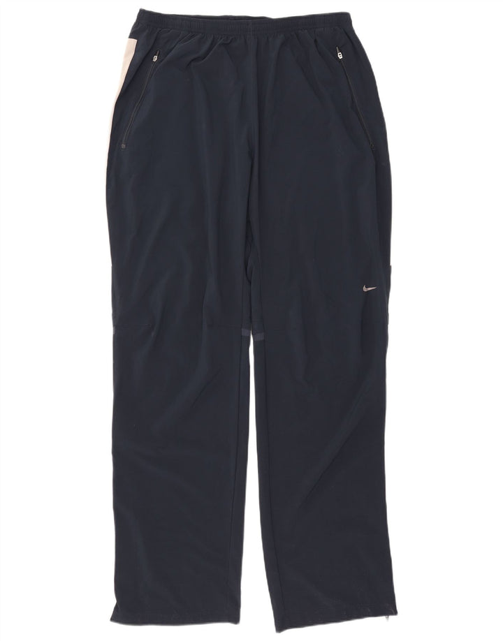 Pantalón de chándal Nike Hombre XL Azul marino Colorblock Poliéster