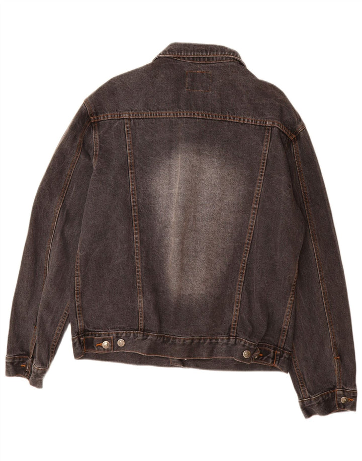 TIMES Chaqueta vaquera para hombre UK 42 XL Algodón gris