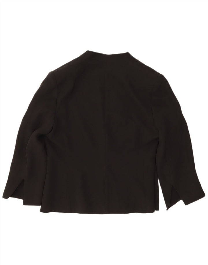 Luisa Spagnoli Cárdigan para mujer IT 48 XL Seda negra