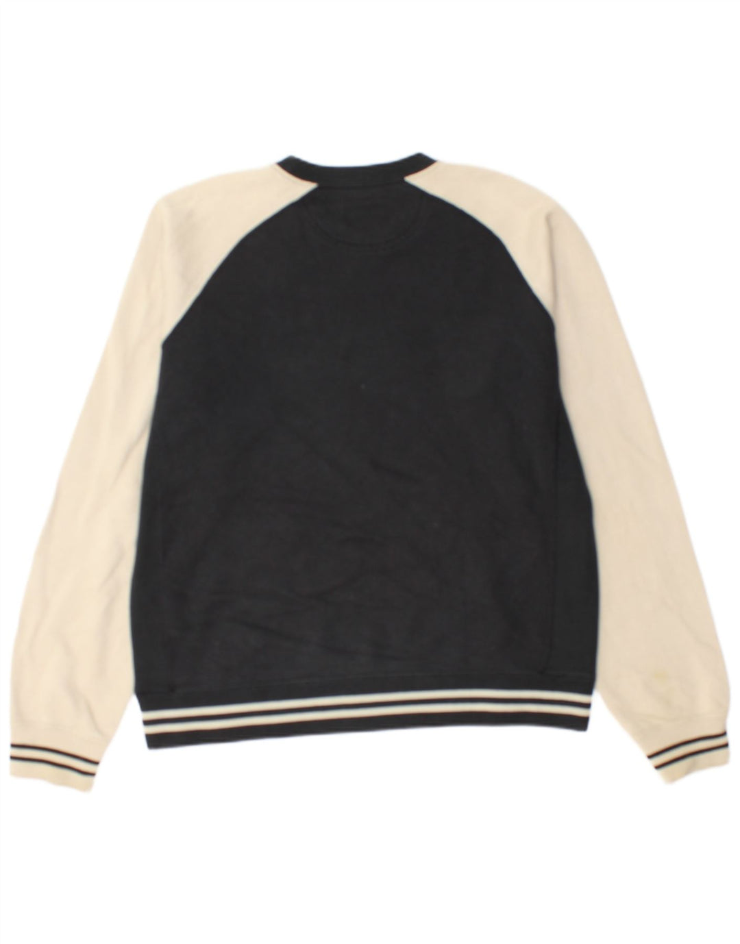Champion Sudadera Estampada Con Estampado De Algodón Color Block En Negro Mediano