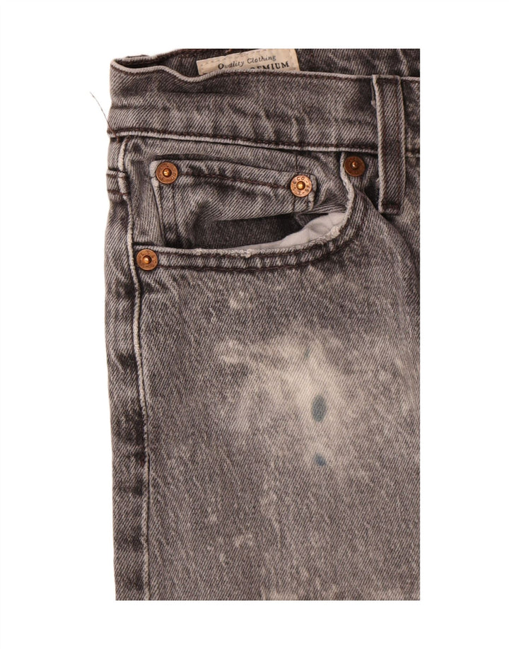 Levi's Vaqueros Rectos Wedgie Para Mujer W26 L26 Algodón Gris