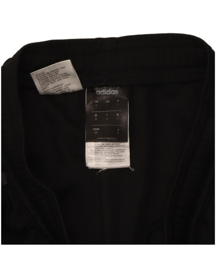 Adidas Mens Climalite Chándal Pantalones Pequeños Negro Poliéster