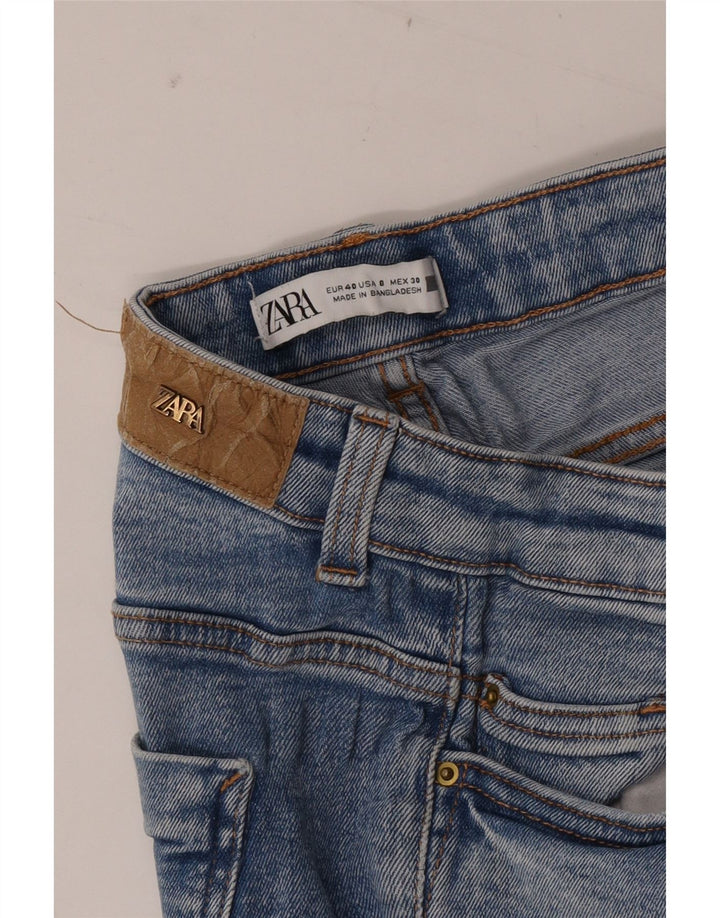 Zara Jeans Slim Mujer EU 40 Medium W30 L27 Algodón Azul