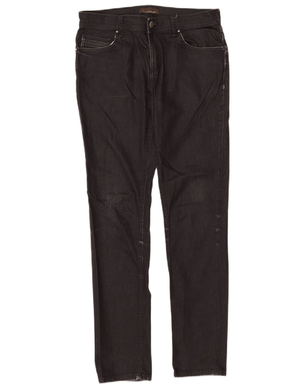 Zara Mens Slim Jeans EU 40 Medium W31 L31 Algodón Negro