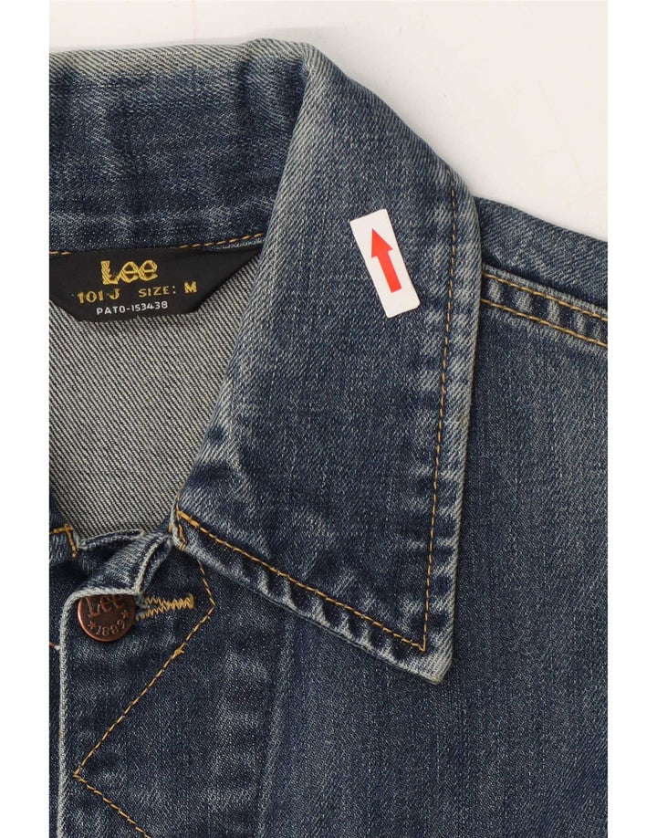 Lee Chaqueta Vaquera para Mujer UK 44 Algodón Azul Medio