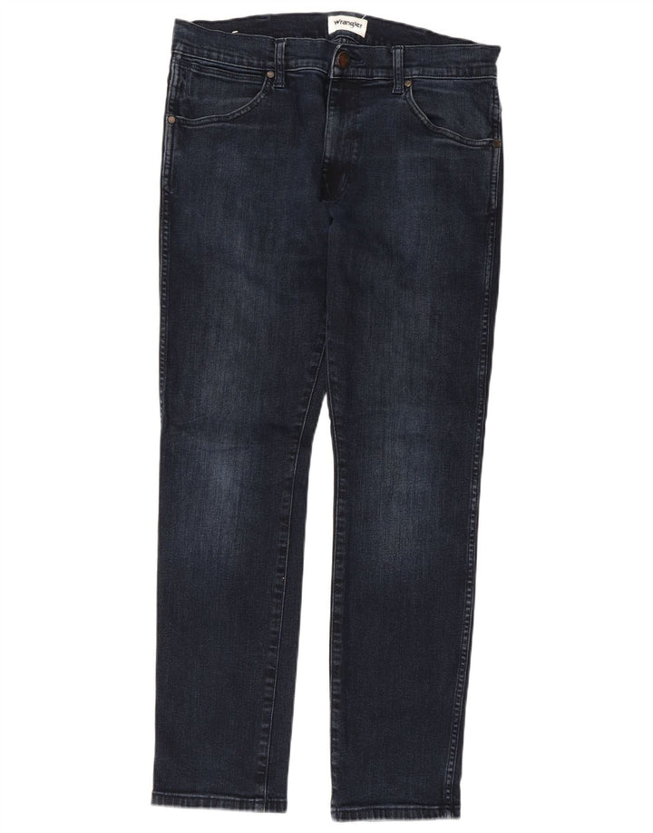 WRANGLER Vaqueros ajustados Larston para hombre W32 L32 Algodón azul