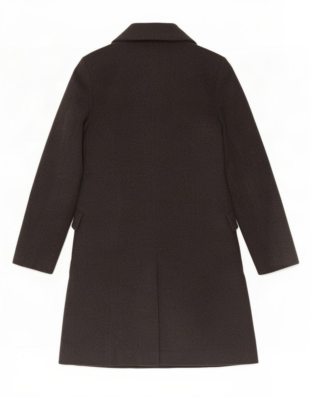 Zara Mujer Abrigo UK 10 Pequeño Lana Gris
