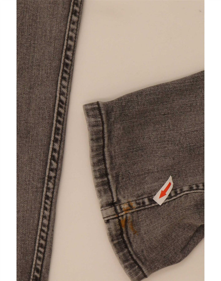 Levi's Hombre 511 Slim Jeans W33 L32 Algodón Gris